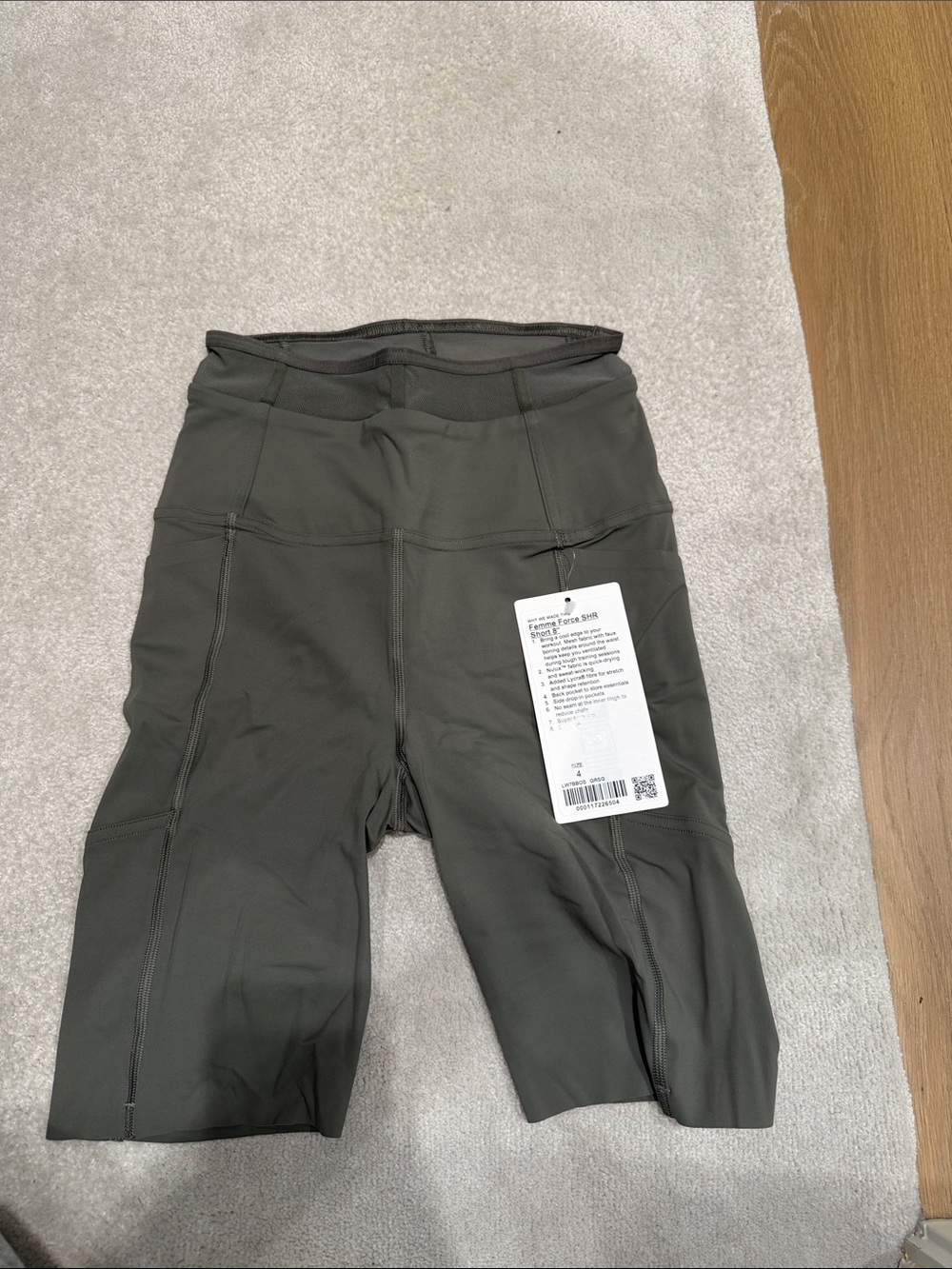 lululemon athletica Olive Green Women’s Bike Shorts